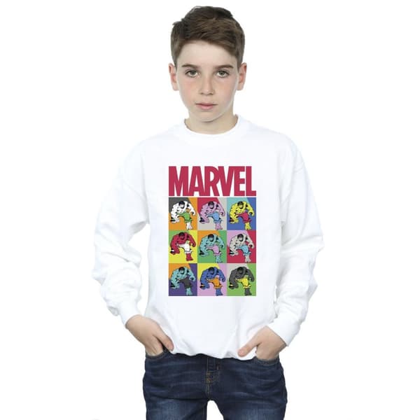 Marvel Boys Hulk Pop Art Sweatshirt
