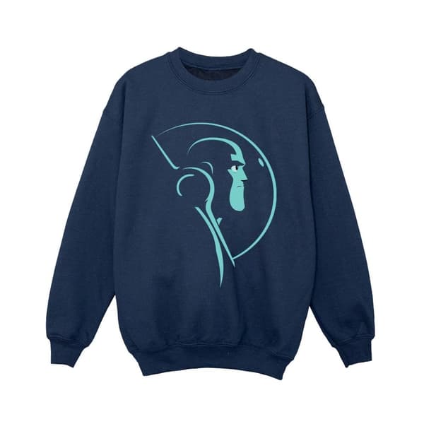 Disney Pojkar Lightyear Rymdhjälm Stare Sweatshirt Navy Blue 7-8 Years