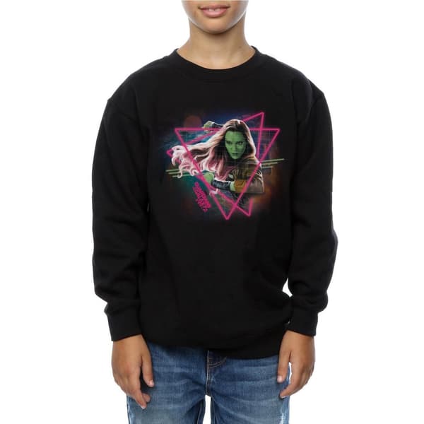 Marvel Boys Guardians Of The Galaxy Neon Gamora Sweatshirt