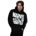 Miniatyrbild 2 av 5: Marvel Mens Comics Action Tiles huvtröja