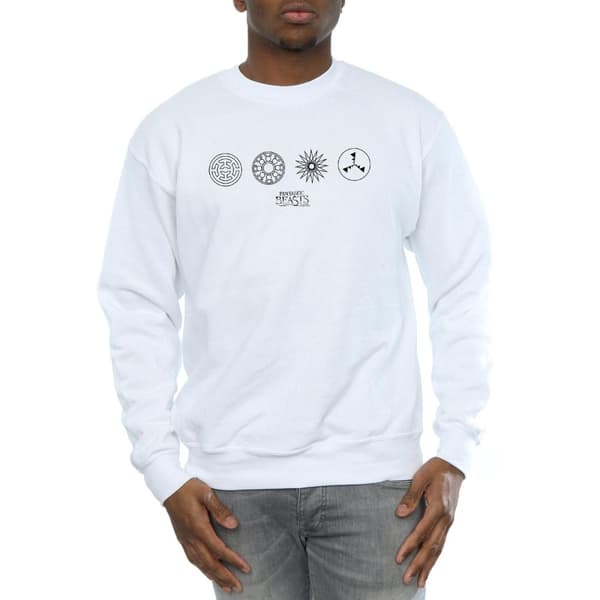 Fantastic Beasts Mens Circular Icons Sweatshirt