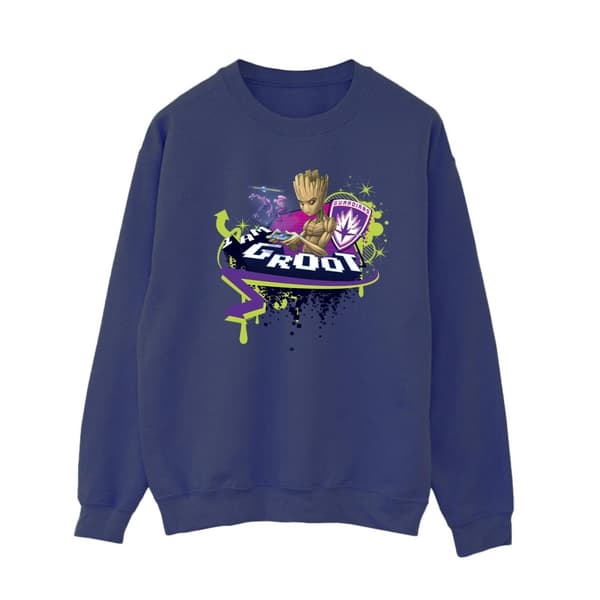 Marvel Womens/Ladies Guardians Of The Galaxy Groot Gaming Holo Sweatshirt