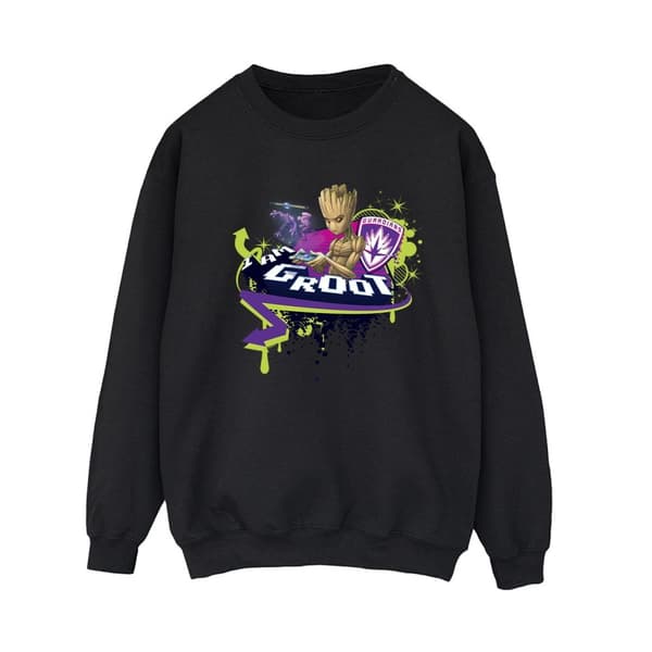 Marvel Womens/Ladies Guardians Of The Galaxy Groot Gaming Holo Sweatshirt