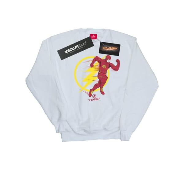 DC Comics Mens The Flash Running Emblem Sweatshirt