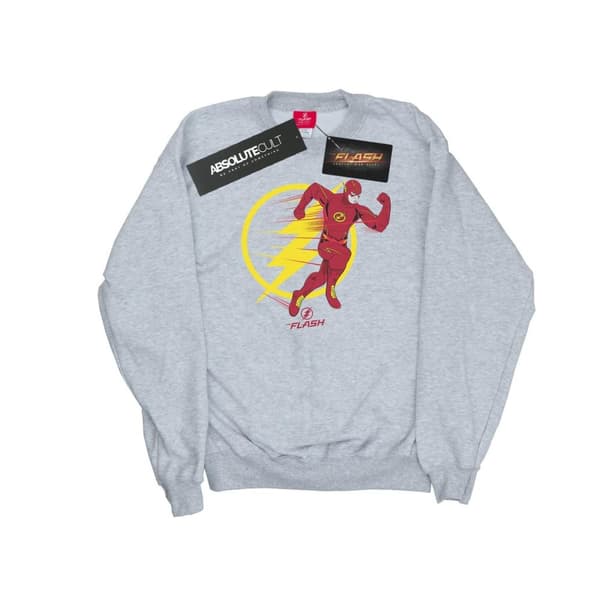 DC Comics Mens The Flash Running Emblem Sweatshirt