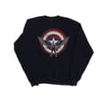 Miniatyrbild 1 av 3: Marvel Girls Falcon And The Winter Soldier Captain America Sköld Pose Sweatshirt