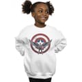 Miniatyrbild 2 av 3: Marvel Girls Falcon And The Winter Soldier Captain America Sköld Pose Sweatshirt