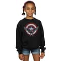 Miniatyrbild 2 av 3: Marvel Girls Falcon And The Winter Soldier Captain America Sköld Pose Sweatshirt
