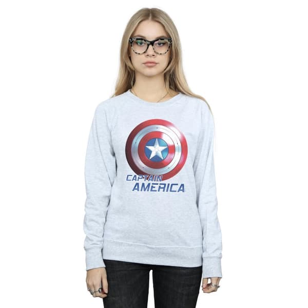 Marvel Womens/Ladies The Falcon And The Winter Soldier Captain America Shield Sweatshirt