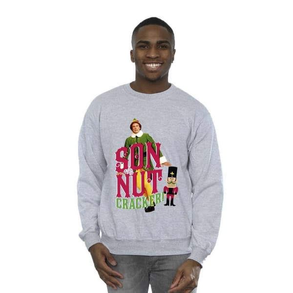 Elf Mens Son Of A Nutcracker Sweatshirt