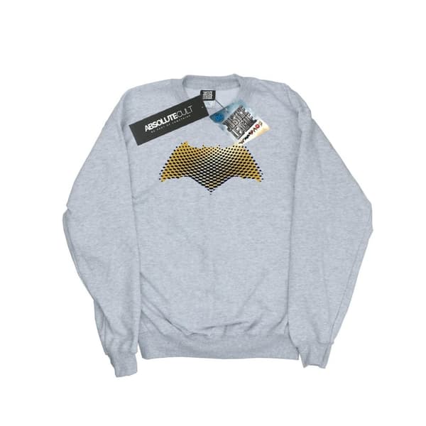 DC Comics Girls Justice League Movie Batman Logo Textured Sweatshirt