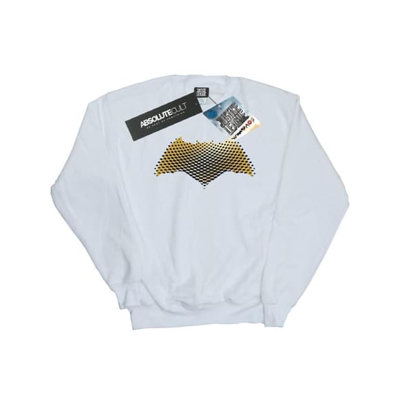DC Comics Girls Justice League Movie Batman Logo Textured Sweatshirt