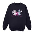 Miniatyrbild 1 av 4: Disney Lilo And Stitch Ohana Heart With Angel - Sweatshirt för kvinnor/damer