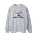 Miniatyrbild 1 av 5: Disney Lilo And Stitch Ohana Heart With Angel - Sweatshirt för kvinnor/damer