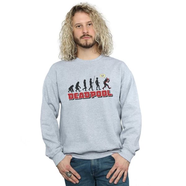 Marvel Mens Deadpool Evolution Sweatshirt