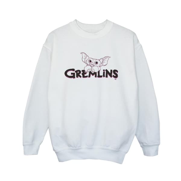 The Gremlins Sweatshirt med logotyp och linjer för pojkar