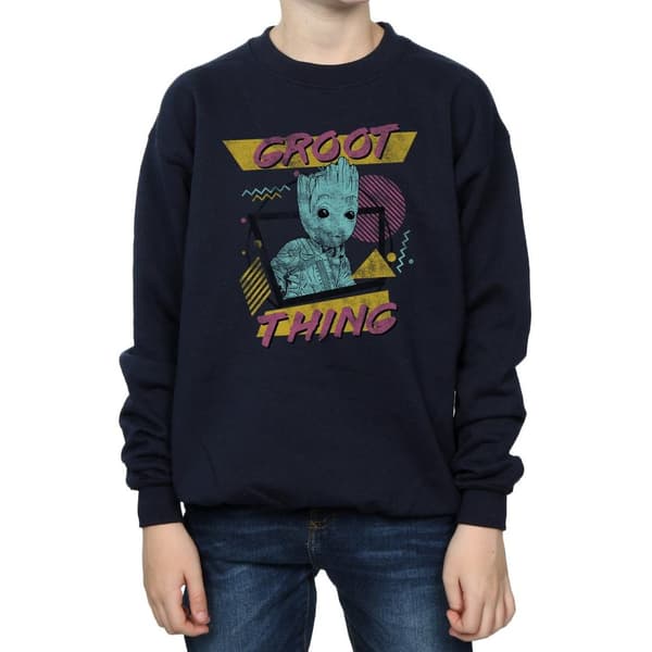Marvel Pojkar Guardians Of The Galaxy Vol. 2 Groot Thing Sweatshirt