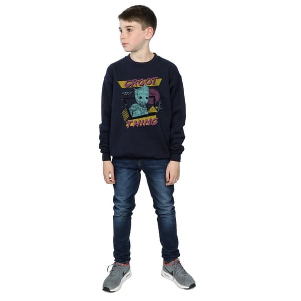 Marvel Pojkar Guardians Of The Galaxy Vol. 2 Groot Thing Sweatshirt