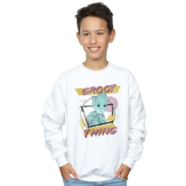 Marvel Pojkar Guardians Of The Galaxy Vol. 2 Groot Thing Sweatshirt