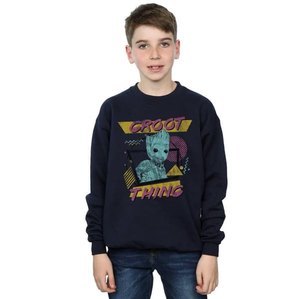 Marvel Pojkar Guardians Of The Galaxy Vol. 2 Groot Thing Sweatshirt