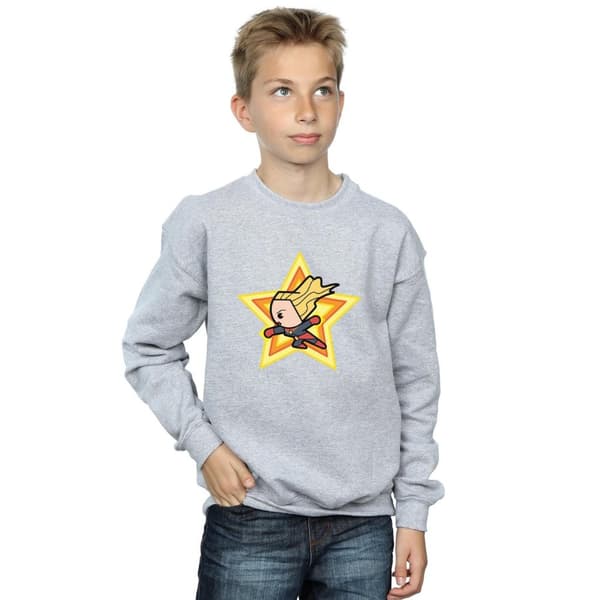 Marvel Boys Kawaii Captain Marvel Sweatshirt