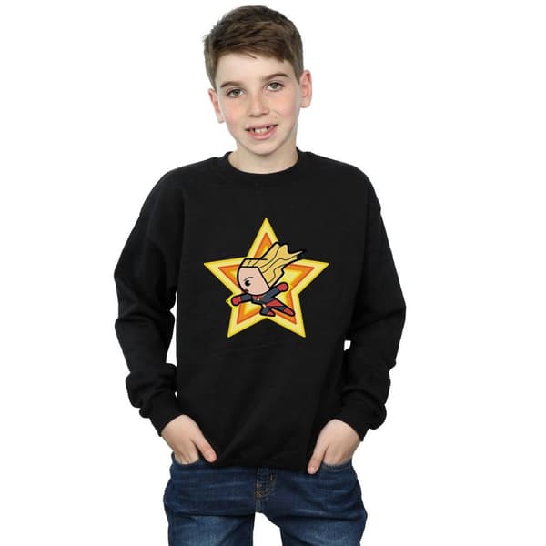Marvel Boys Kawaii Captain Marvel Sweatshirt