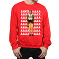 Miniatyrbilde 4 av 5: Elf Mens Buddy Santa Scream Sweatshirt