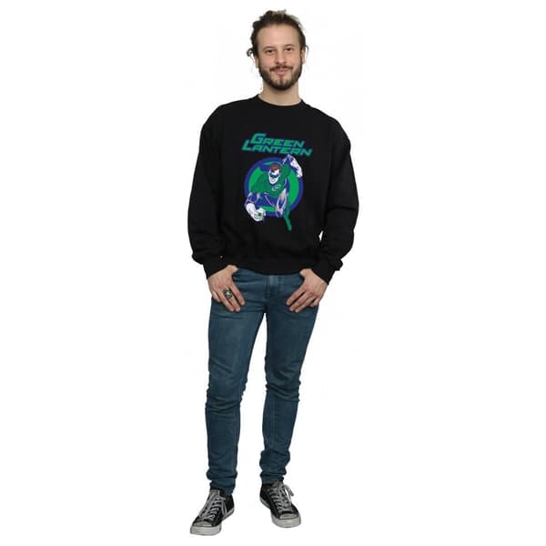 DC Comics Green Lantern Leap-tröja för herrar