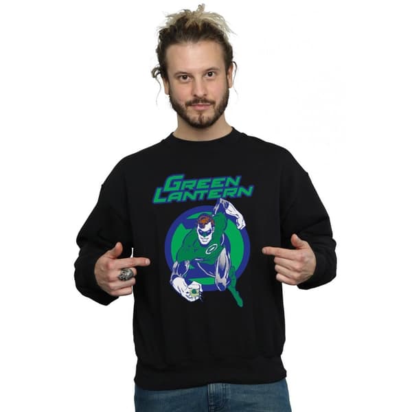 DC Comics Green Lantern Leap-tröja för herrar