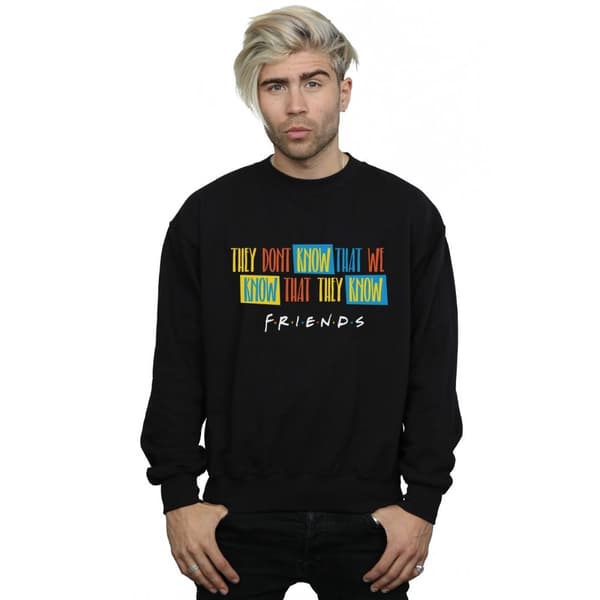 Friends Mens They Don´t Know Script Sweatshirt
