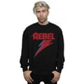 Miniatyrbild 2 av 3: David Bowie Sweatshirt "Rebel" med tryck för herrar