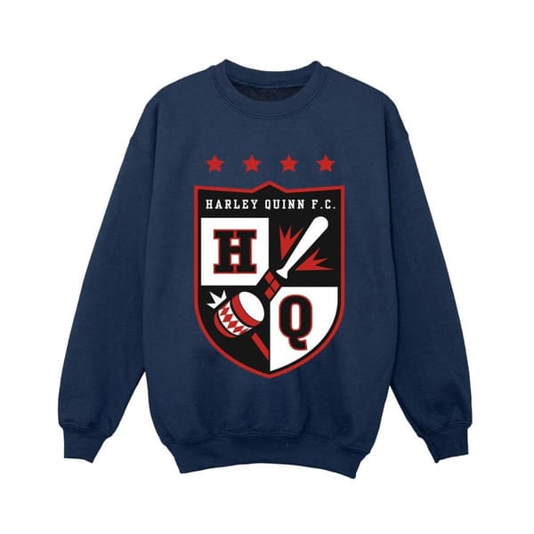 Justice League Boys Harley Quinn FC Pocket Sweatshirt