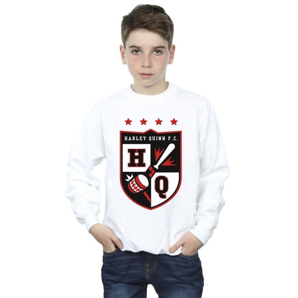 Justice League Boys Harley Quinn FC Pocket Sweatshirt