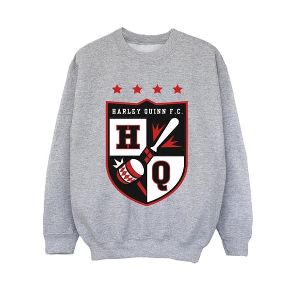 Justice League Boys Harley Quinn FC Pocket Sweatshirt