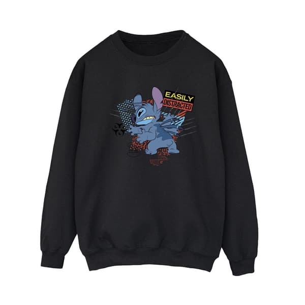 Disney Dam/Tjej Lilo And Stitch Easily Distracted Sweatshirt
