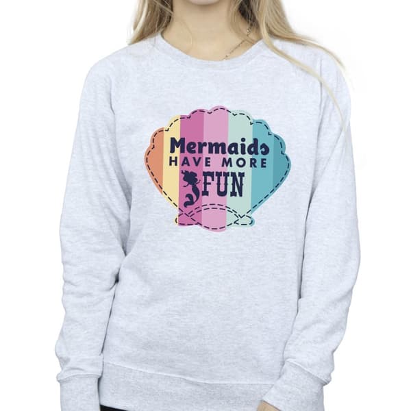 Disney Womens/Ladies The Little Mermaid Fun Sweatshirt