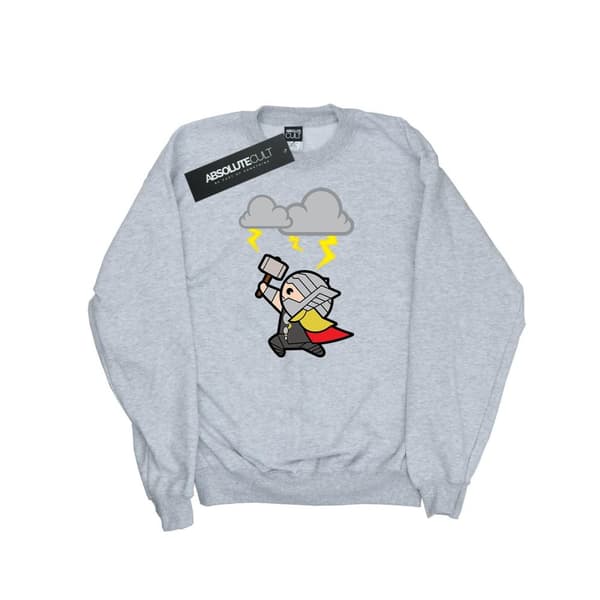Marvel Boys Kawaii Thor God Of Thunder Sweatshirt