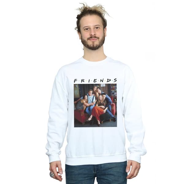 Friends Mens Group Photo Couch Sweatshirt