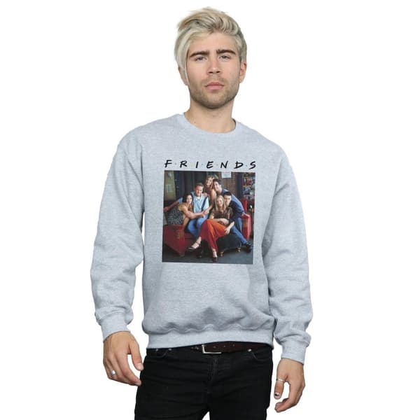Friends Mens Group Photo Couch Sweatshirt