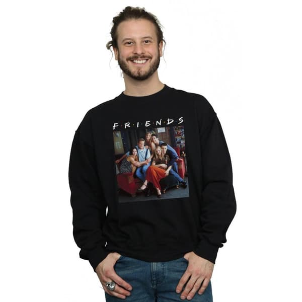 Friends Mens Group Photo Couch Sweatshirt