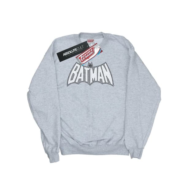 DC Comics Batman Retro Crackle Logo Sweatshirt för herrar