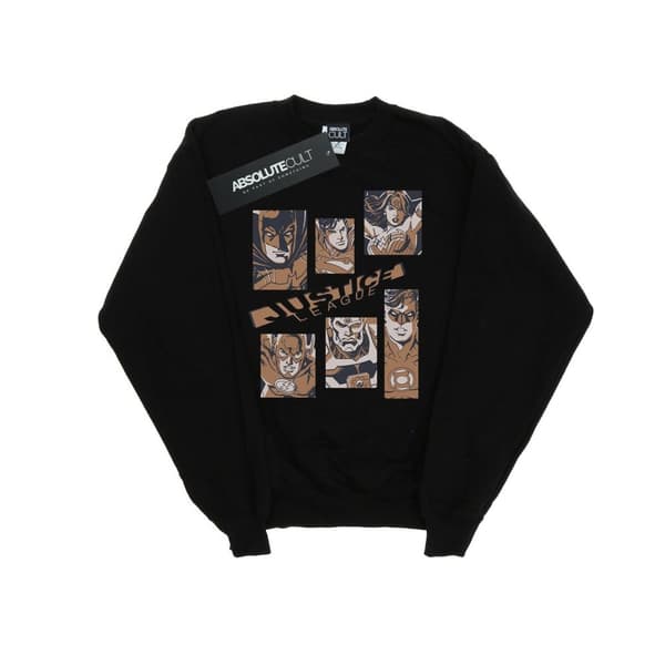 DC Comics Girls Justice League Rectangles Sweatshirt