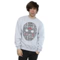 Miniatyrbilde 2 av 5: Friday 13th Mens Jason Text Mask Sweatshirt