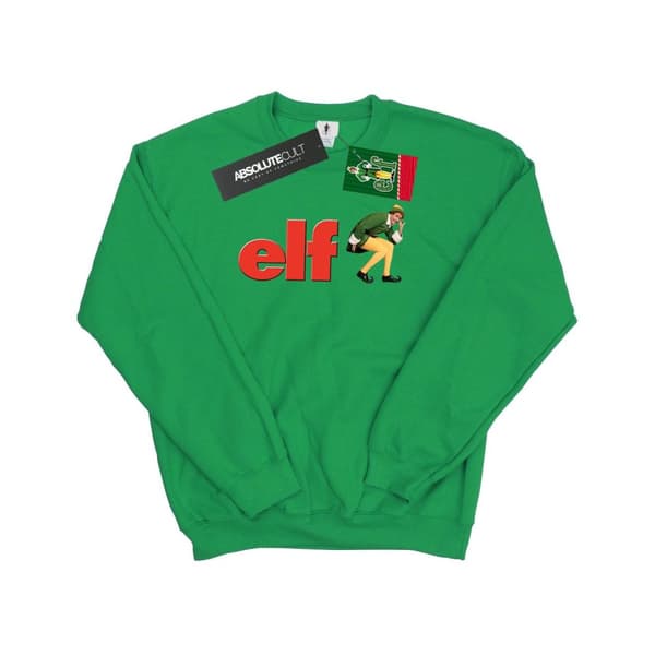Elf Sweatshirt med Crouching-logotyp för herrar