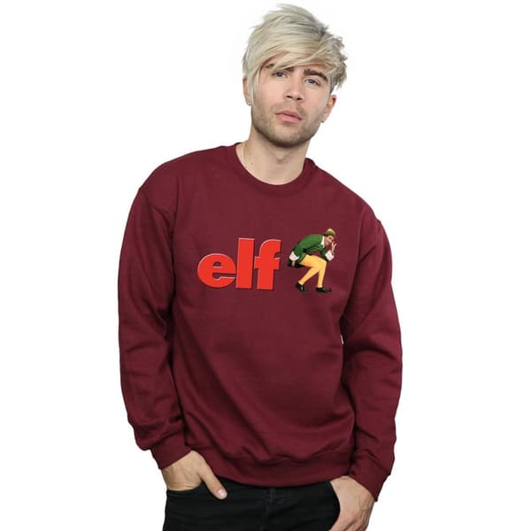 Elf Sweatshirt med Crouching-logotyp för herrar