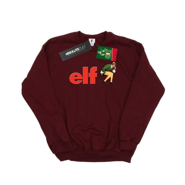 Elf Sweatshirt med Crouching-logotyp för herrar
