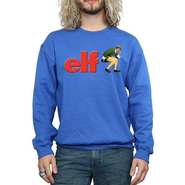 Elf Sweatshirt med Crouching-logotyp för herrar