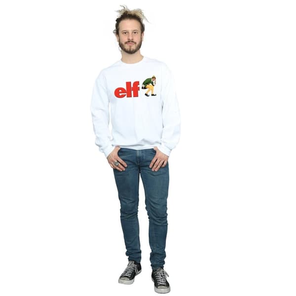 Elf Sweatshirt med Crouching-logotyp för herrar