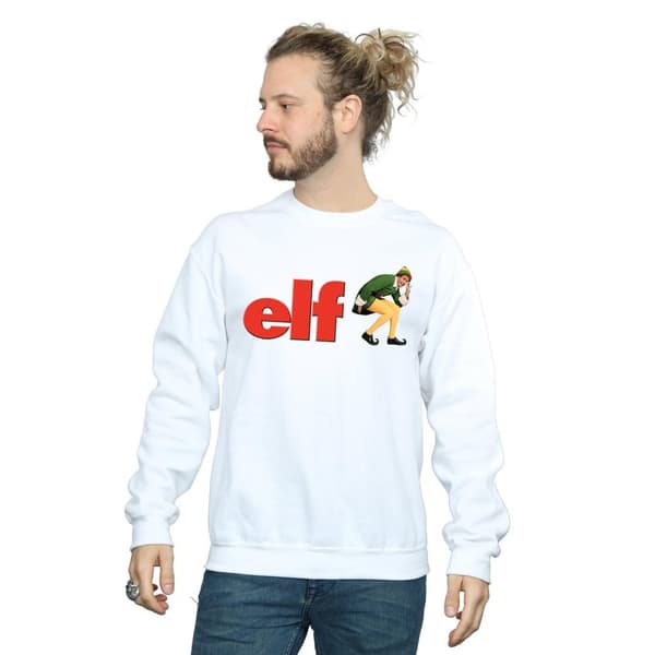 Elf Sweatshirt med Crouching-logotyp för herrar