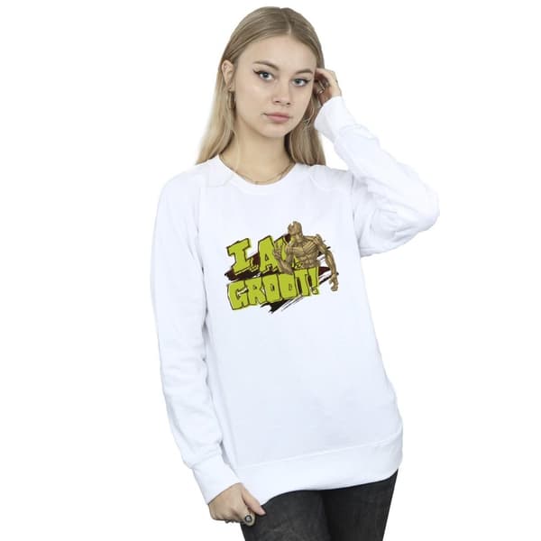 Guardians Of The Galaxy Dam/Tjej - I Am Groot - Sweatshirt